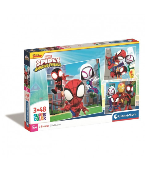 CLEMENTONI - 3x48 pieces - Spidey et ses amis extraordinaires