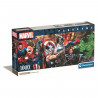 CLEMENTONI - Compact 1000 pieces Panorama - Marvel, The Avengers
