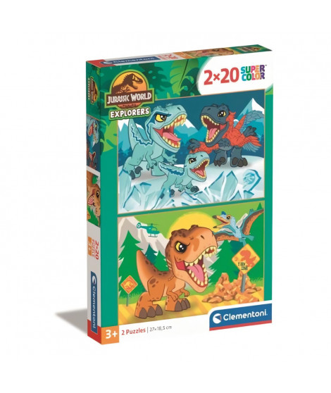 CLEMENTONI - 2x20 pieces - Jurassic World