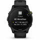 Montre connectée - Garmin - Forerunner 255 Music - Noir - 5 boutons en métal - Autonomie 14 jours