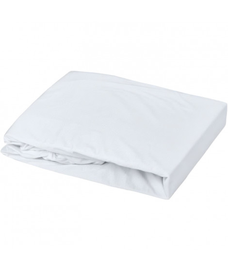 DOMIVA Drap housse Light jersey - 130 g/m² - 70 x 140 cm - Bleu