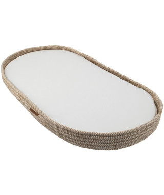 Matelas a langer tressé - DOMIVA - Honey Moon - Coton tressé