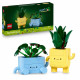 LEGO Botanicals 10349 Petites Plantes Souriantes - Jeu de construction pour fille, 9 ans