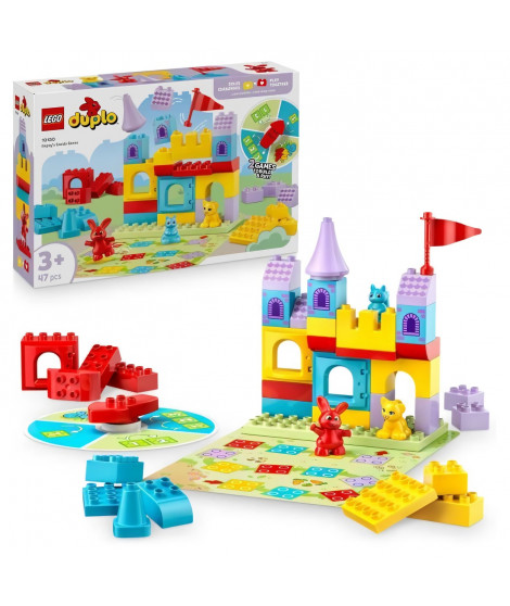 LEGO DUPLO 10450 Le Jeu Du Château d'Hopsy - Jouet De Construction Des 3 Ans Avec Animaux