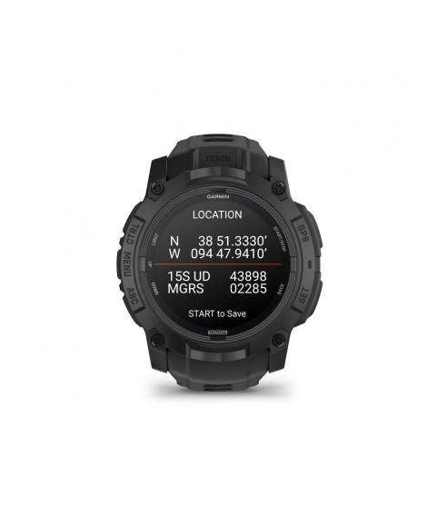 Montre connectée sport GPS - Garmin - Instinct 3 - Tactical Edition - Amoled - 1,3 - 50 mm - Noir