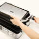 Grill multifonctions - BRAUN - Multi Pro 9 - 2000 W - 3 positions de chauffe - Noir / Acier