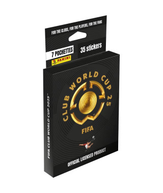 Blister - PANINI - CLUBS WORLD CUP 2025 - 7 pochettes - 35 Stickers