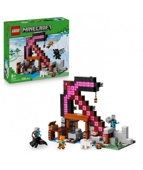 LEGO Minecraft 21277 La Mine En Forme De Pioche - Jeu De Construction Pour Garçon 8 Ans