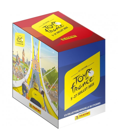 Boîte - PANINI - TOUR DE FRANCE 2025 - 36 pochettes - 180 stickers