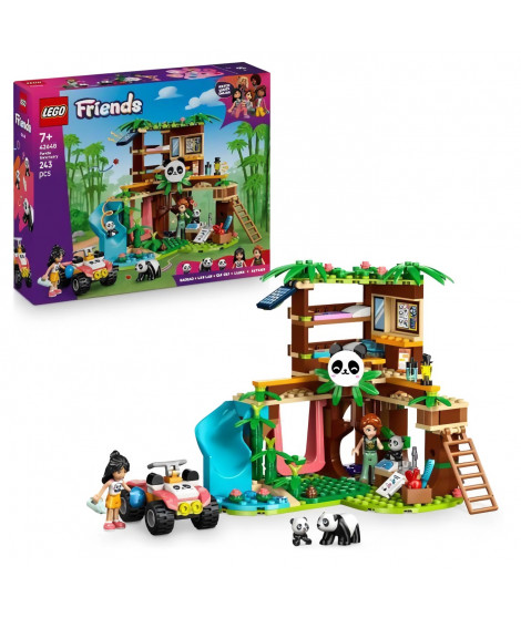 LEGO Friends 42648 Le Sanctuaire des Pandas - Jeu de Construction pour Fille des 7 Ans