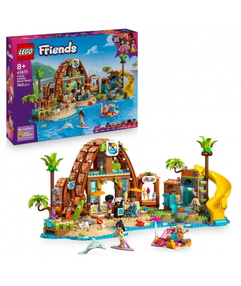 LEGO Friends 42673 Vacances a l'Hôtel de la Plage - Jeu de Construction pour Fille 8 Ans