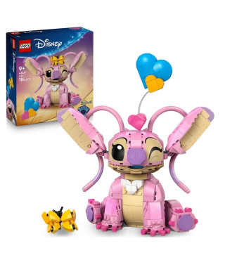 LEGO | Disney 43257 Angel Jeu de Construction Lilo & Stitch pour Fille ou Garçon des 9 Ans