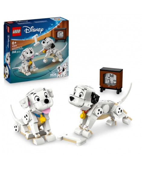 LEGO | Disney 43271 Lucky et Penny, les Chiots des 101 Dalmatiens - Jeu Fille des 6 ans