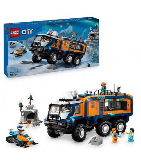LEGO City 60471 Le Camion Scientifique des Explorateurs en Arctique - Jeu Garçon des 8 ans