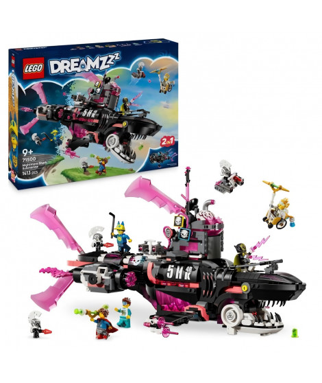 LEGO Dreamzzz 71500 Le Sous-Marin Requin Des Cauchemars - Jeu Créatif Pour Garçon 9 Ans
