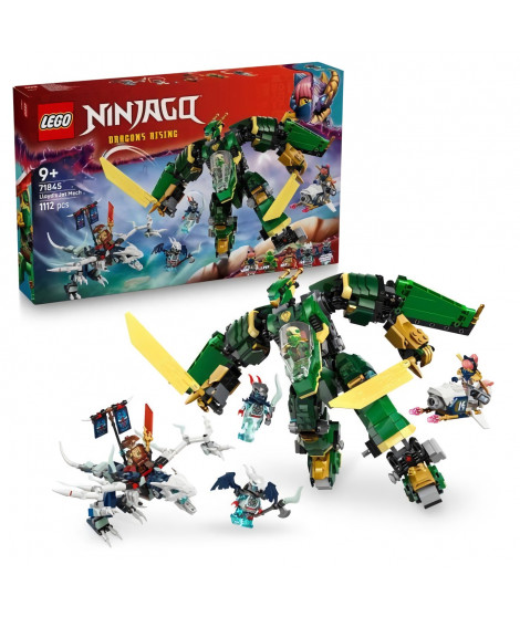 LEGO NINJAGO 71845 L'Avion-Robot De Lloyd - Jeu De Construction Pour Garçon Des 9 Ans