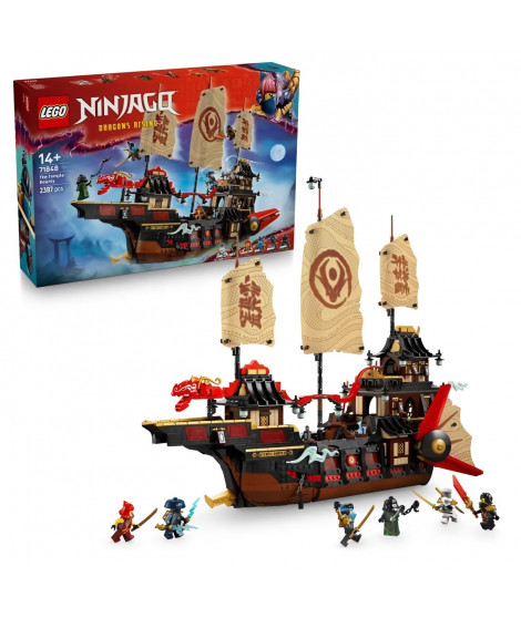 LEGO NINJAGO 71848 Le Temple Bounty - Jeu de construction pour garçon des 14 ans - Bateau