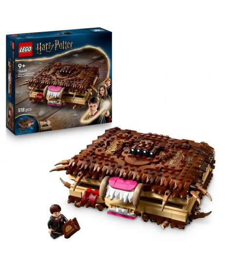 LEGO Harry Potter 76449 Le Monstrueux Livre Des Monstres - Jouet Pour Garçon Des 9 Ans