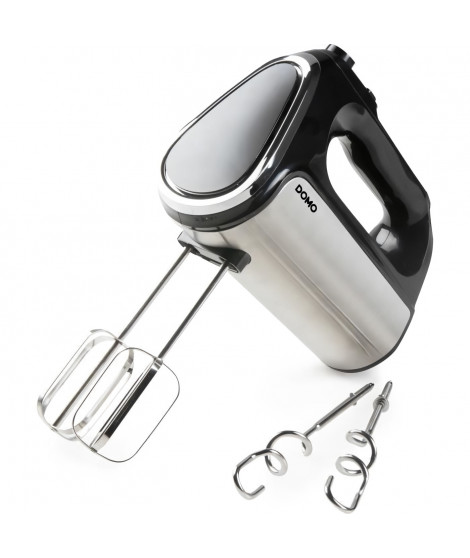 Batteur électrique - DOMO - DO9258M - 800 W - 5 vitesses + Turbo - Noir / Acier