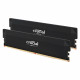 CRUCIAL Memoire RAM PRO DDR5 - 6400 MHZ - 32GB Kit (16GBx2 - OC Gaming Memory Black - CP2K16G64C38U5B