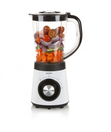 Blender - Mixeur - DOMO - DO9203BL - 500 W - Pichet 1,5 L -sans BPA - Gris