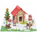 La cabane du Pere Noël - Jeu de construction - JEUJURA - 60 pieces