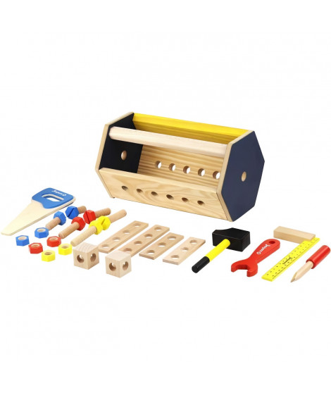 Caisse a outils en bois - JEUJURA - Transportable