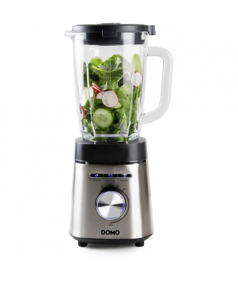 Blender - DOMO - DO740BL - High speed - 1400 W - 1,75 L - Gris
