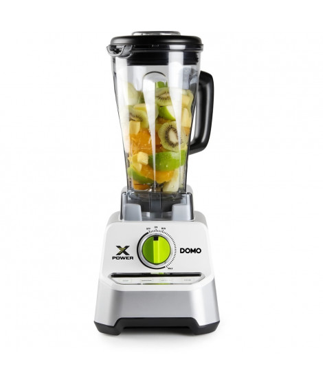 Blender XPOWER - DOMO - DO747BL - 1500 W - 2 L - Gris
