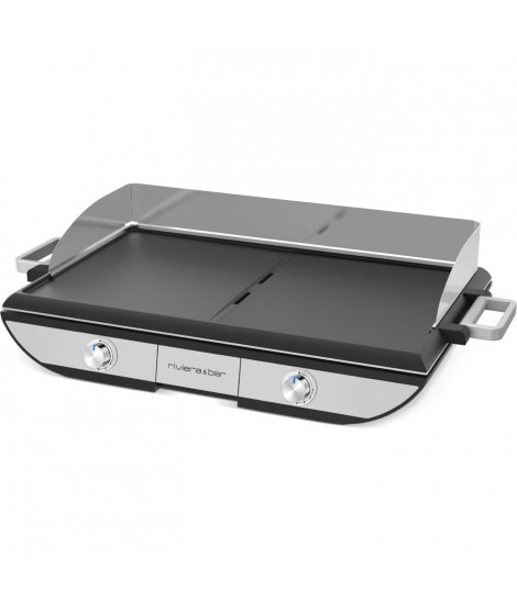 Plancha RIVIERA & BAR - QPL650 - Surface de cuisson 50 x 30cm - 6 a 8 personnes - 2300W