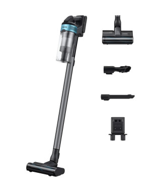 SAMSUNG Jet 75E Turbo  - Aspirateur Balai - 200 AW - 60min - 0,8 L - Gris / Bleu
