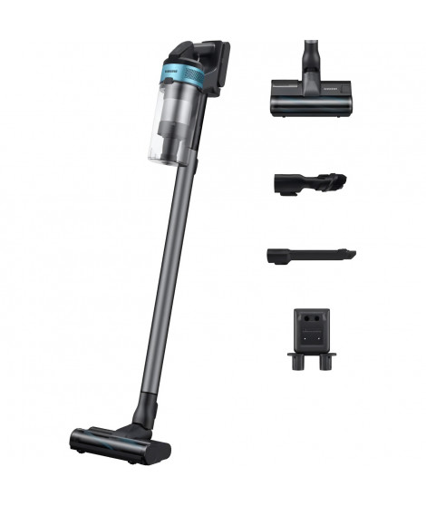 SAMSUNG Jet 75E Turbo  - Aspirateur Balai - 200 AW - 60min - 0,8 L - Gris / Bleu