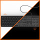Clavier filaire - Mécanique - MOBILITY LAB - ML300566 - AZERTY - Rétro éclairé LED