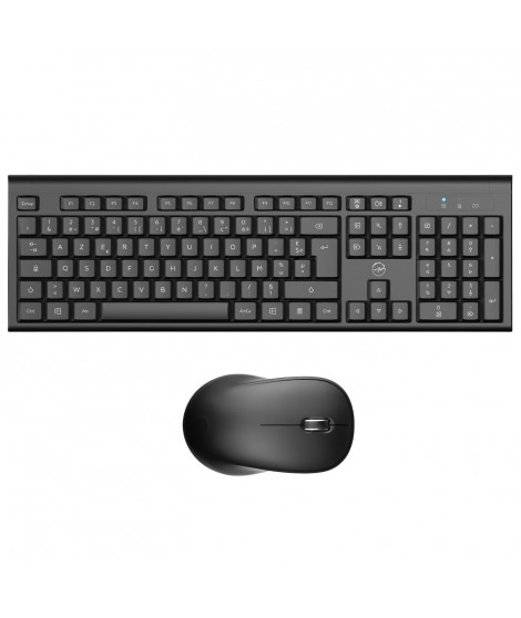 Ensemble clavier souris - MOBILITY LAB - Alpha - Ergonomique - Sans fil - Pavé numérique intégré