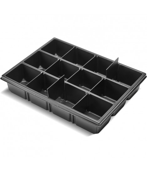 Insert modulable - TOOD - 3 a 12 compartiments - Pour coffret professionnel - Emboîtable - 40x30x7 cm