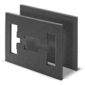 Insert en mousse - TOOD - 2 pieces - Pour coffret professionnel - Emboîtable - 40x30x4 cm