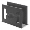 Insert en mousse - TOOD - 2 pieces - Pour coffret professionnel - Emboîtable - 40x30x4 cm