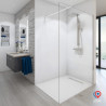 Paroi de douche - AURYS - BALEARES - Verre Timesless clair 6 mm - L.198 x l.100 cm