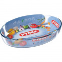 PYREX - ESSENTIALS - Plat a four ovale en verre 35*24 cm
