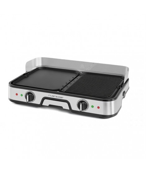 Plancha RIVIERA & BAR - QPL525 - Surface de cuisson 45,5 x 29cm - 6 a 8 personnes - 2000W