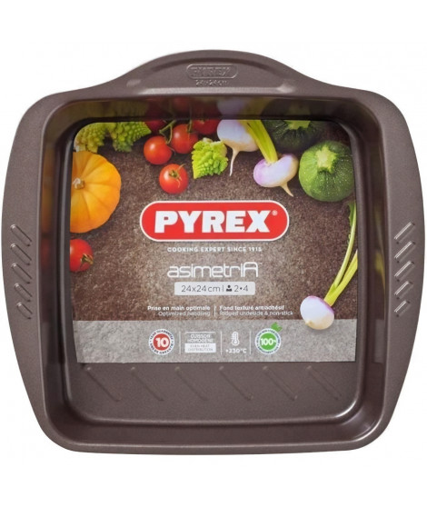 Plat a four - PYREX - 1452050 - Carré - En acier - 324 cm