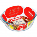 Plat air fryer - PYREX - 1450144 - Rond - En verre borosilicate - 26 cm
