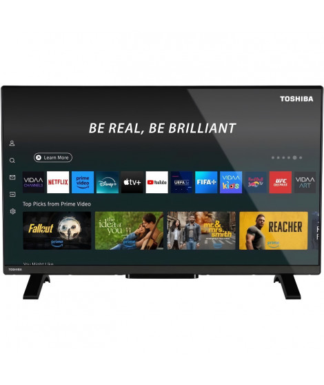 TOSHIBA 32QV2F63DG - TV QLED 32'' (80 cm) - FHD 1920x1080 - DTS Virtual:X - Smart TV - 2xHDMI