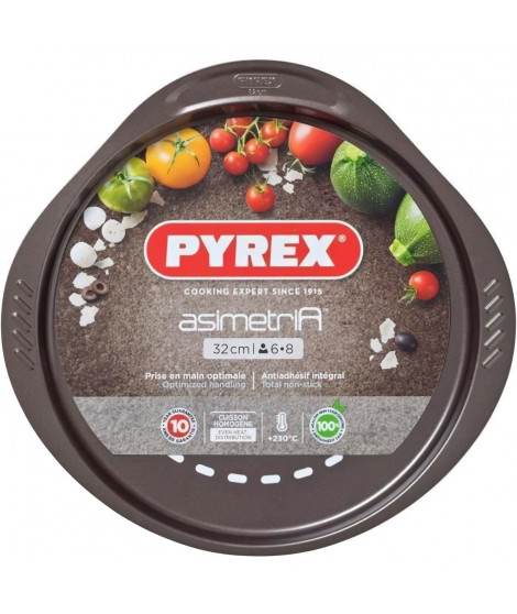 Plat a pizza - PYREX - 1452055 - En métal perforé - 32 cm