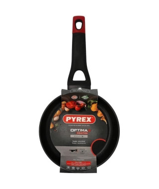 Poele - PYREX - 1455015 - Aluminium forgé - Antiadhésif - 20 cm - Sans PFAS