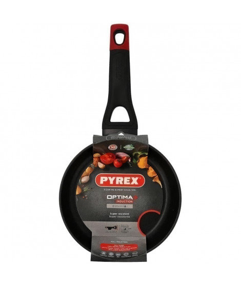 Poele - PYREX - 1455015 - Aluminium forgé - Antiadhésif - 20 cm - Sans PFAS