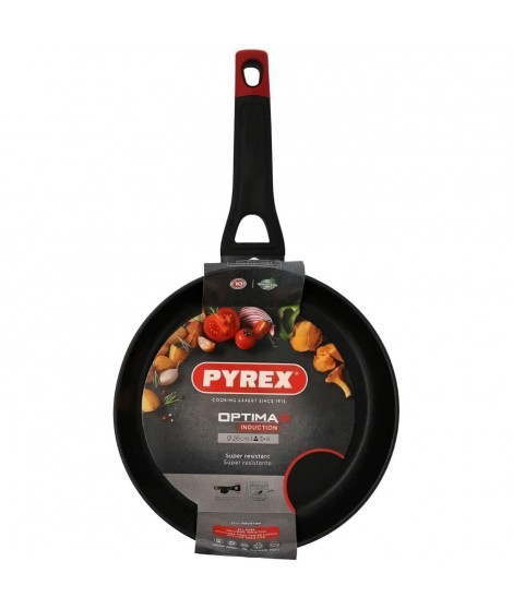 Poele - PYREX - 1455018 - En aluminium forgé - Antiadhésif - 26 cm - Sans PFAS
