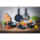 Poele - PYREX - 1455020 - En aluminium forgé - Antiadhésif - 30 cm - Sans PFAS