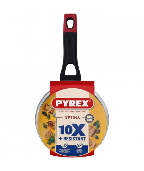Casserole + couvercle - PYREX - 1455030 - Antiadhésif - 16 cm - Sans PFAS