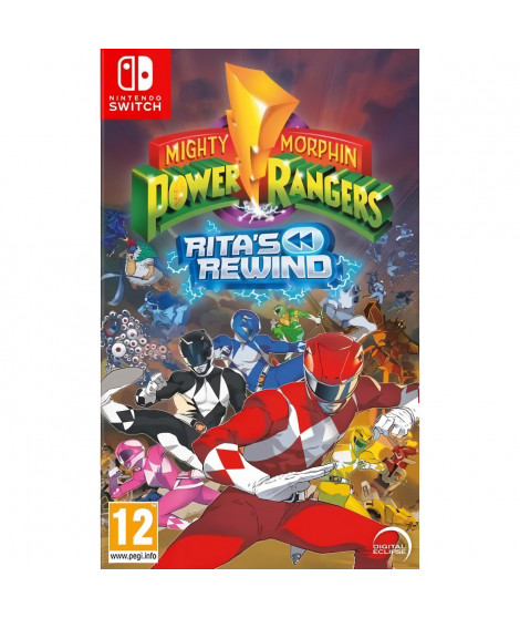 Jeu vidéo - Digital Eclipse - Mighty Morphin Power Rangers: Rita's Rewind - Action 2D - Pixel Art - PEGI 12+
